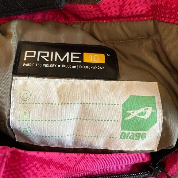 Orage dark pink snow board or ski pants, size 7 kids, GUC - Picture 13 of 15